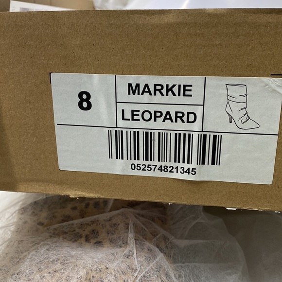 Leopard Ankle Boots/Size 8 - Picture 12 of 13